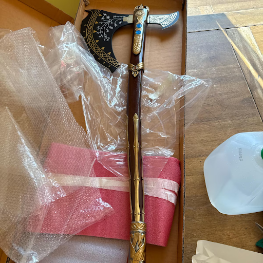 Customer photo of the Leviathan Axe